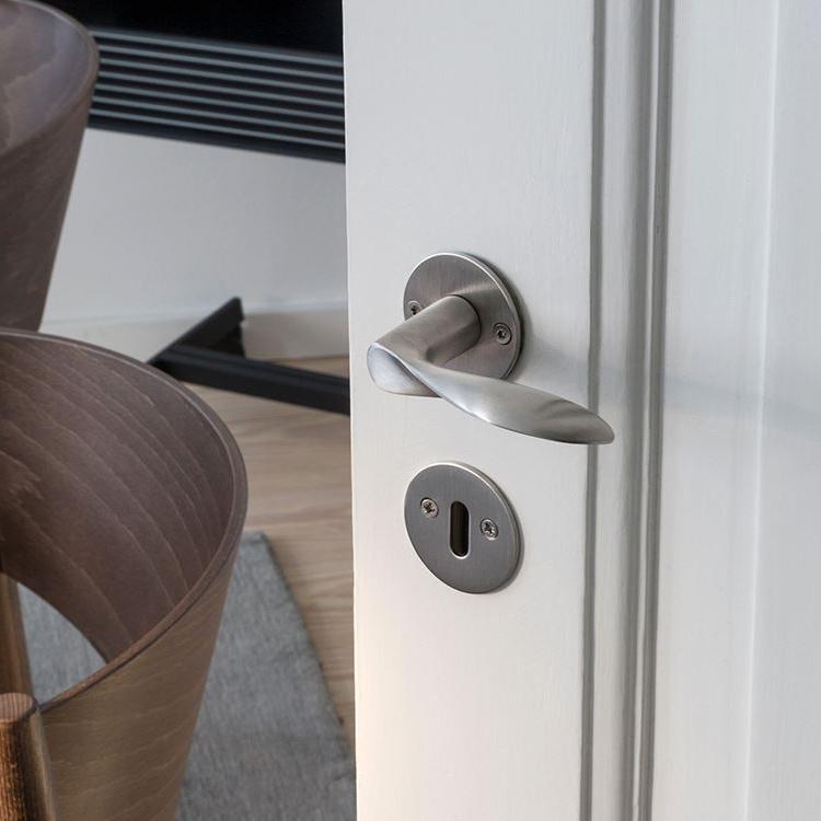 d Line Lever Handle AJ97 Small Stainless Steel by Arne Jacobsen