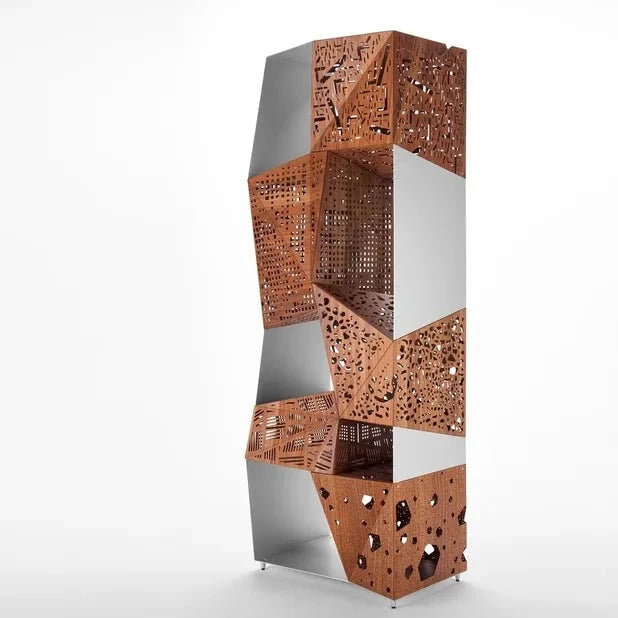 Casamania & Horm Riddled Totem High Cupboard Walnut