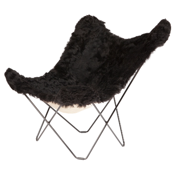 Cuero Design Sheepskin Butterfly Chair Short