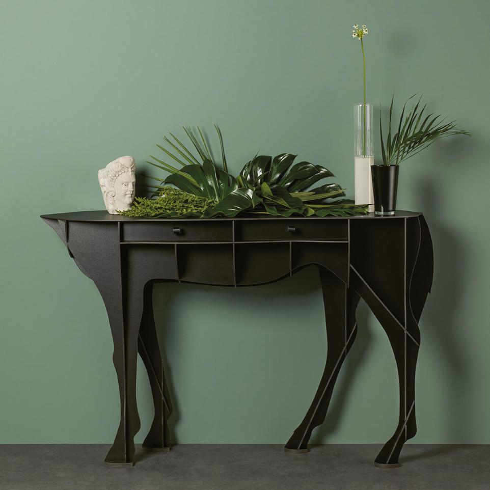 ibride Wall Console Table ELISEE Horse