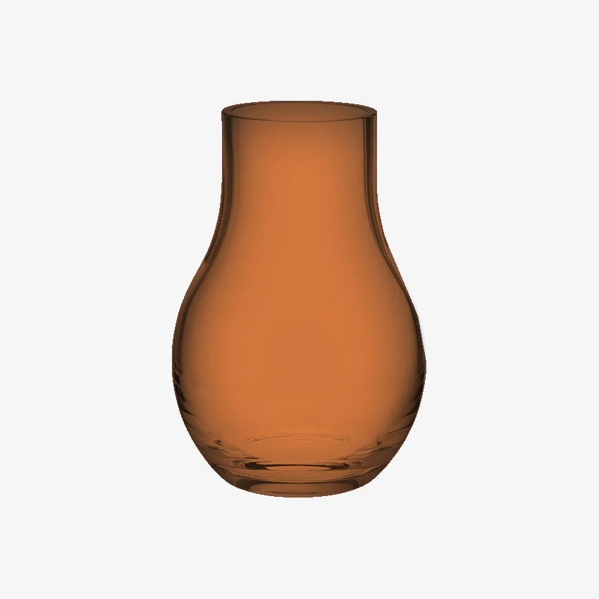 Georg Jensen CAFU Amber Glass Vase