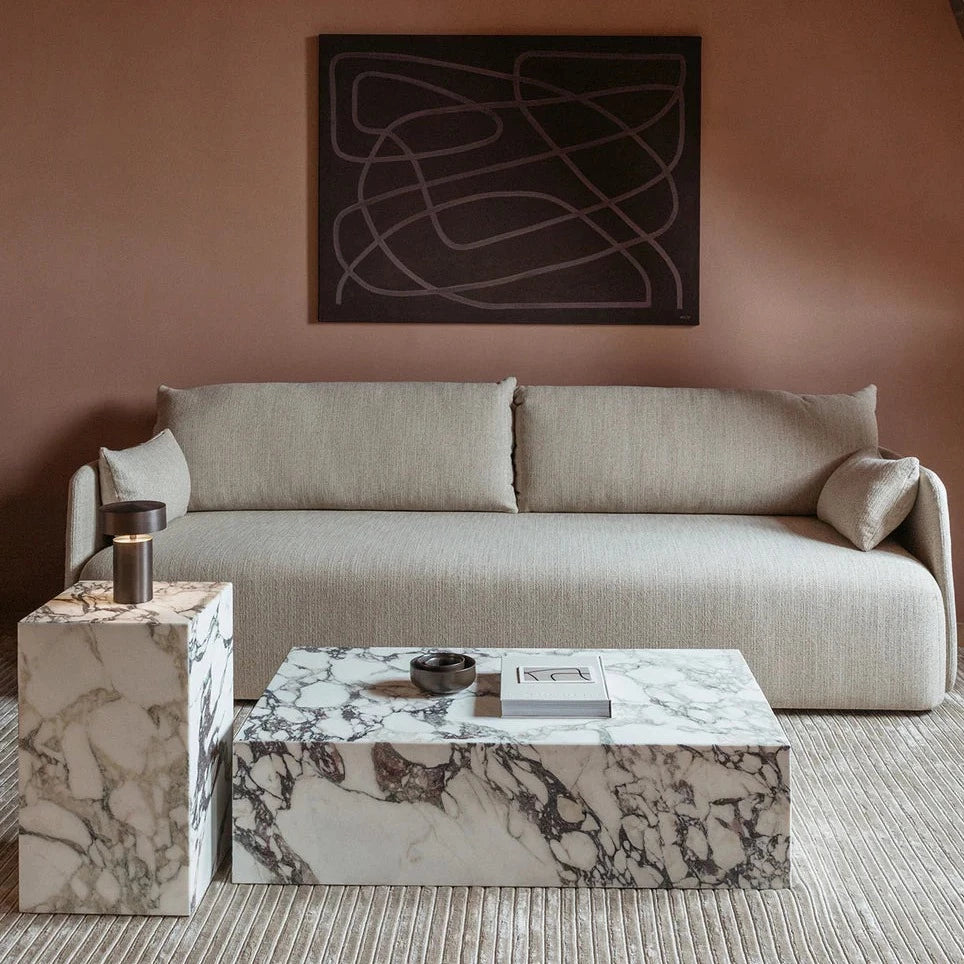 Audo PLINTH Low Marble Coffee Table