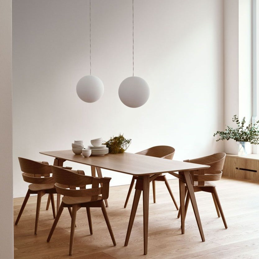 Design House Stockholm Luna White Suspension Light 30cm