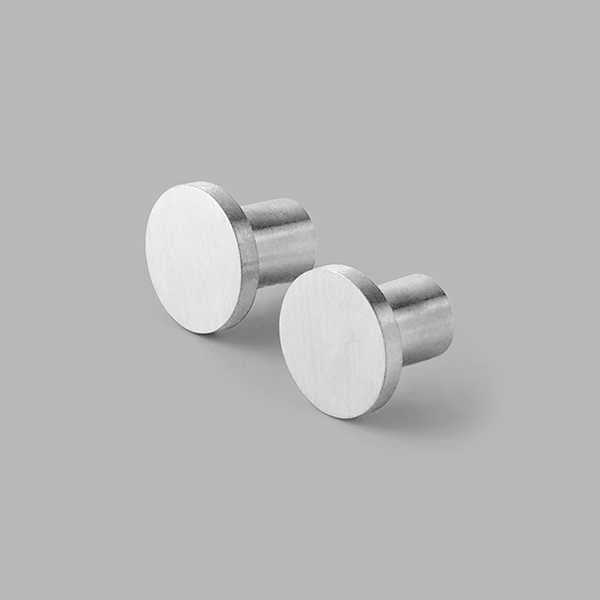 d Line Coat Hook 2.5cm 2pcs Knud Holscher