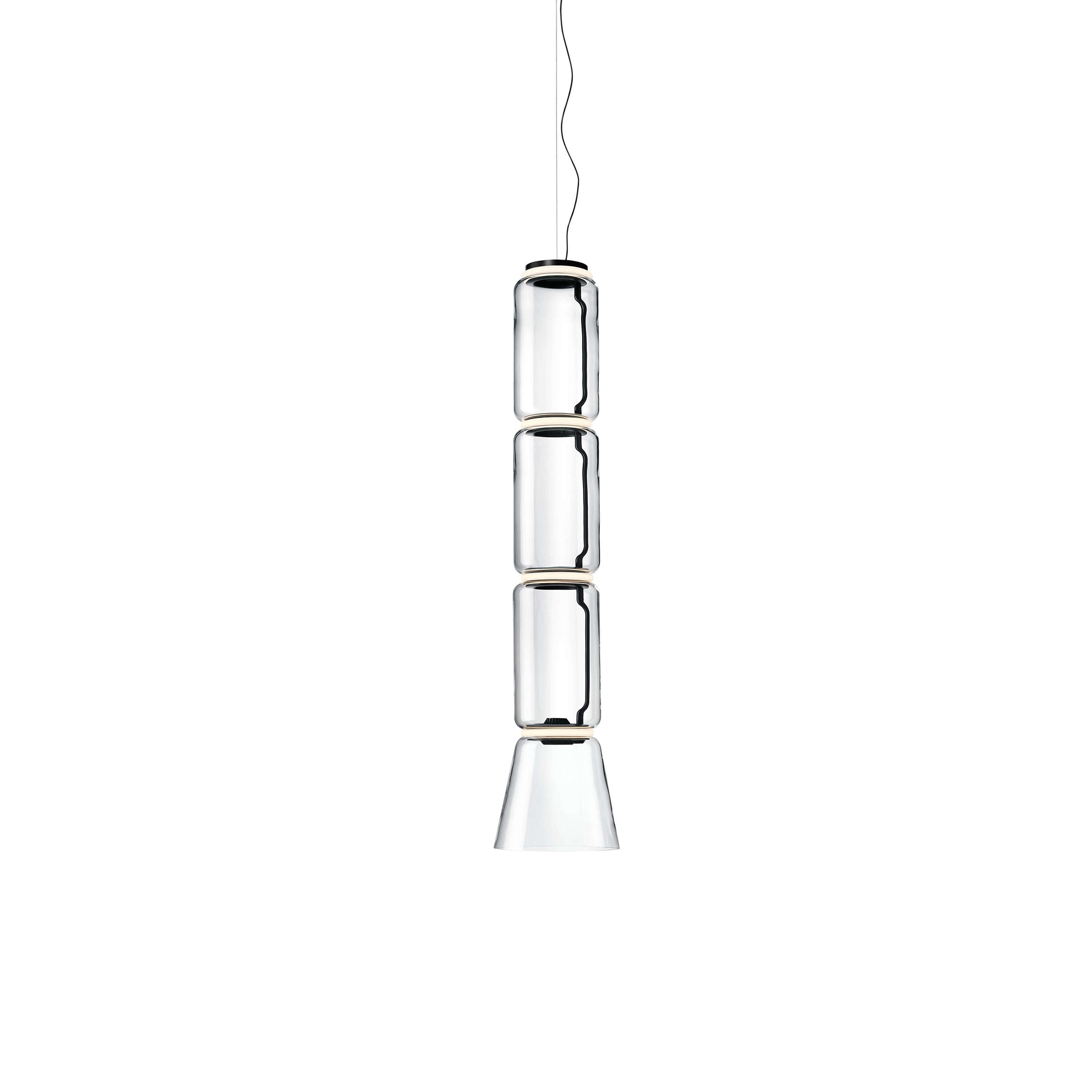 Flos Noctambule LED Low Cylinder Cone Suspension Light