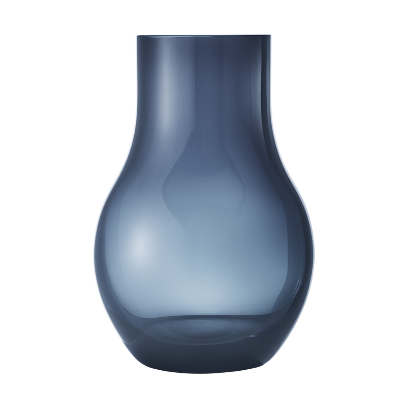 Georg Jensen CAFU Blue Glass Vase Georg Jensen CAFU Blue Glass Vase