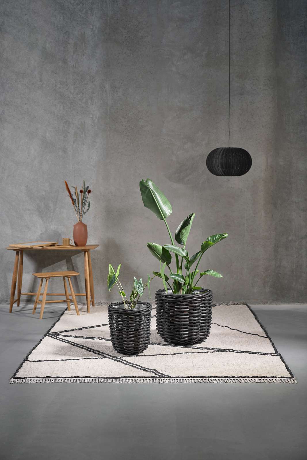 Villa Collection Vilda 2pc Basket Planters