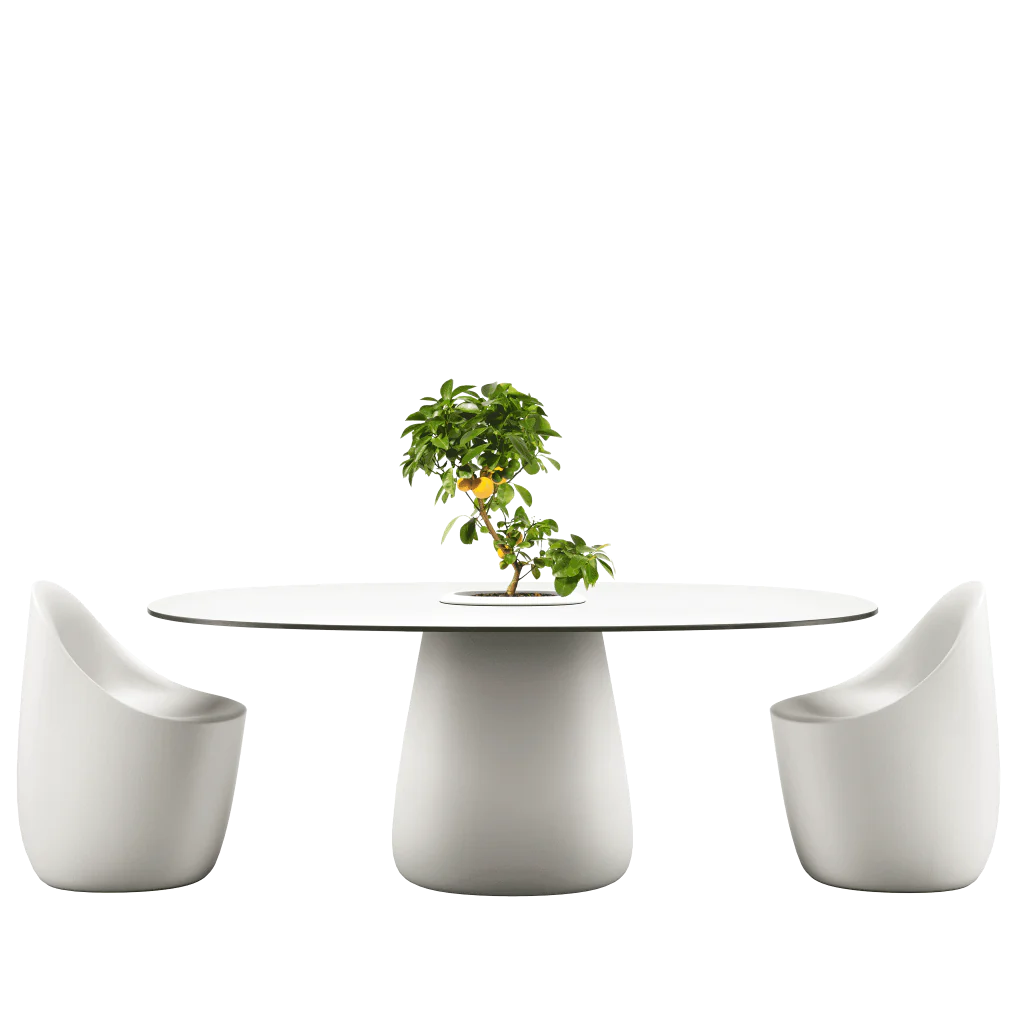 Qeeboo Cobble Table 190cm HPL w Bucket