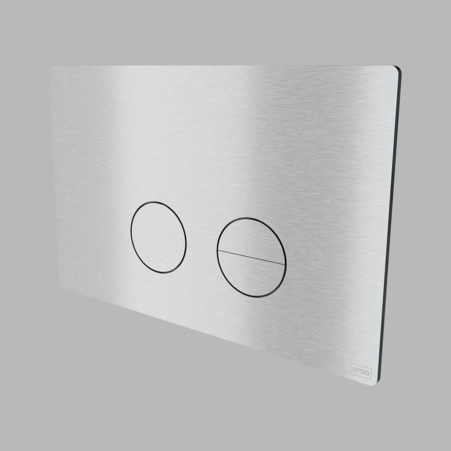 d line Qtoo Toilet Push Button Flush Steel