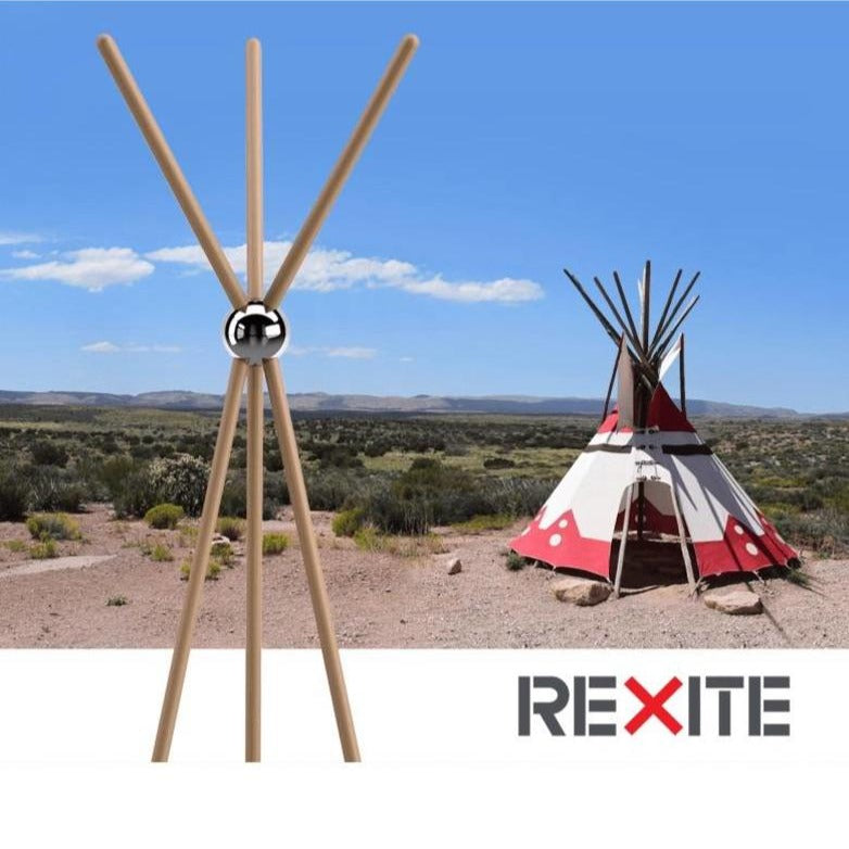 Rexite Tepee Natural Beech Coat Stand