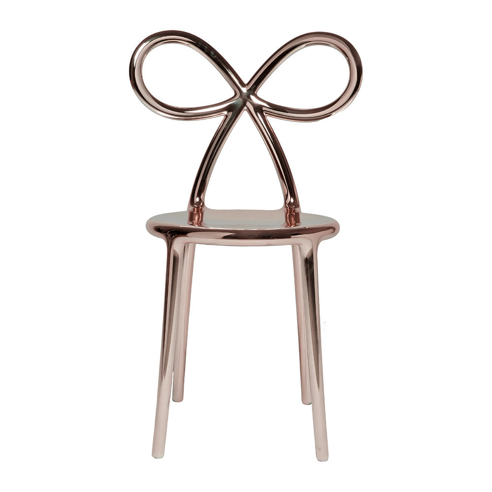 Qeeboo Ribbon Chairs Metallic Finish