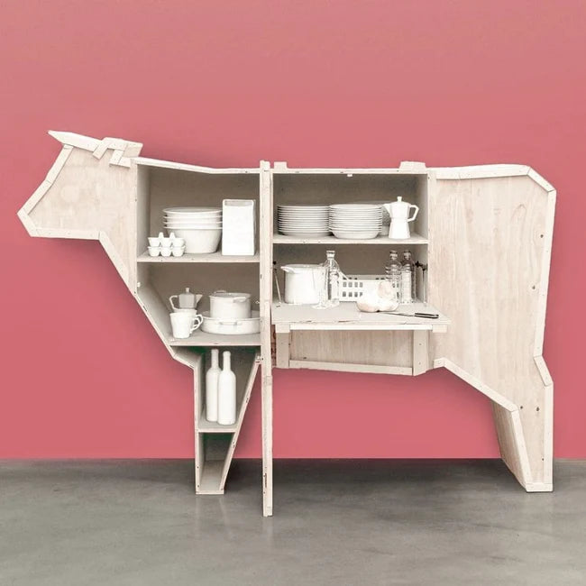 Seletti Sending Animals Cabinet Cow