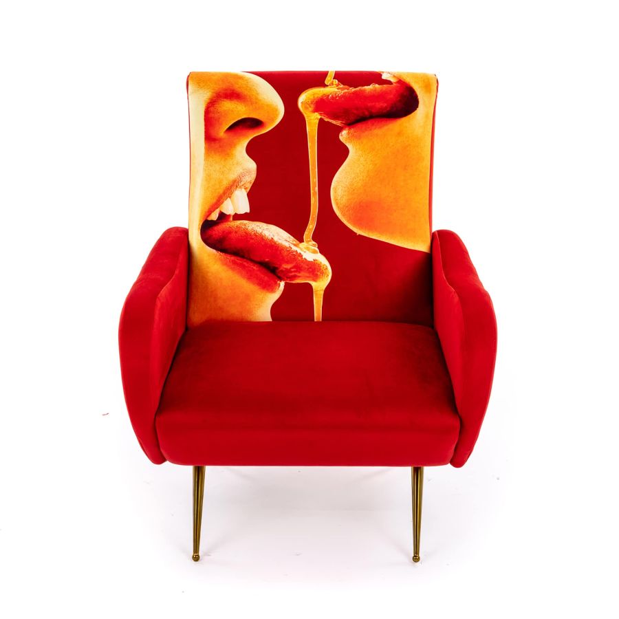 Seletti wears Toiletpaper Armchair Honey