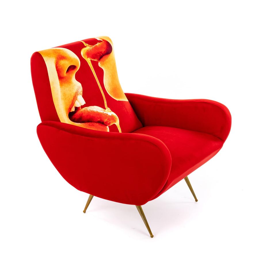 Seletti wears Toiletpaper Armchair Honey