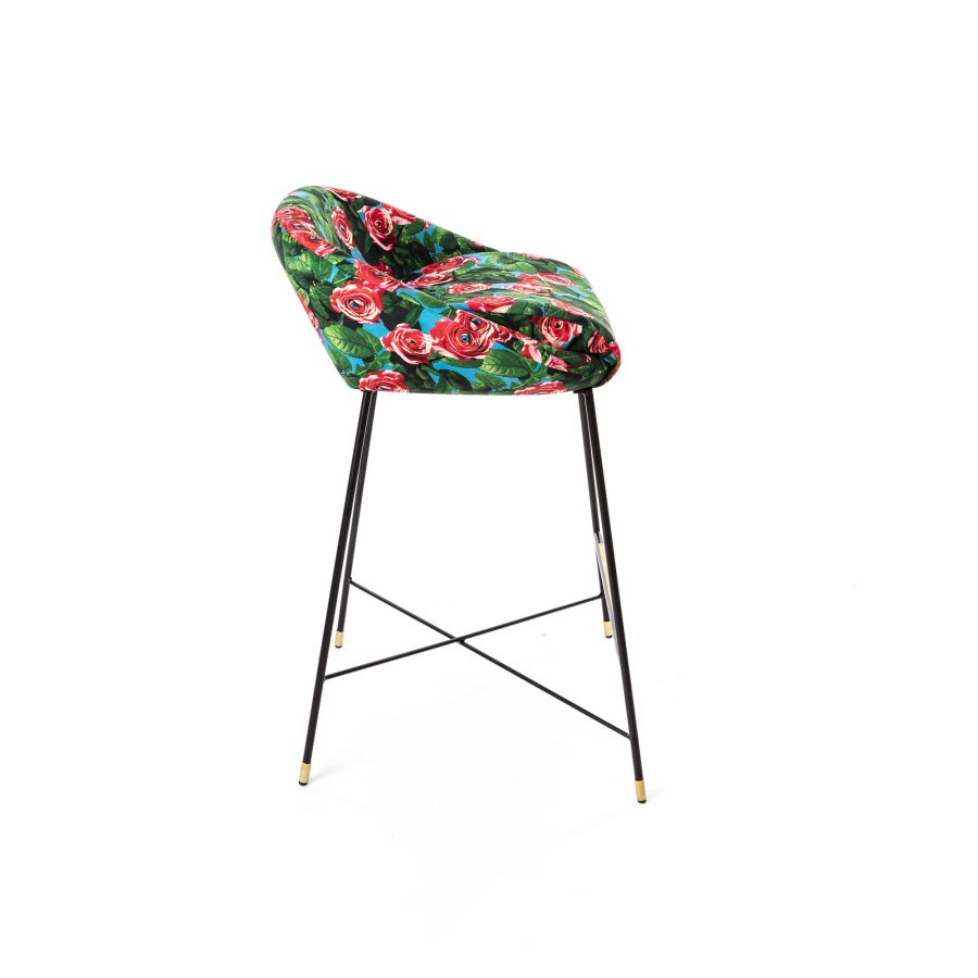 Seletti ToiletPaper High Stool Roses