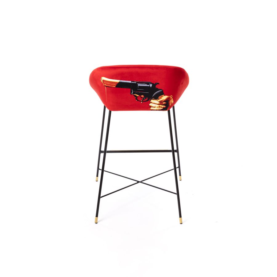 Seletti ToiletPaper High Stool Revolver