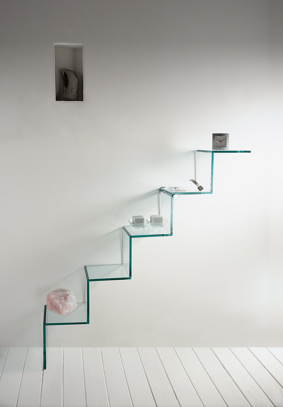 Tonelli SCALA Glass Wall Shelf