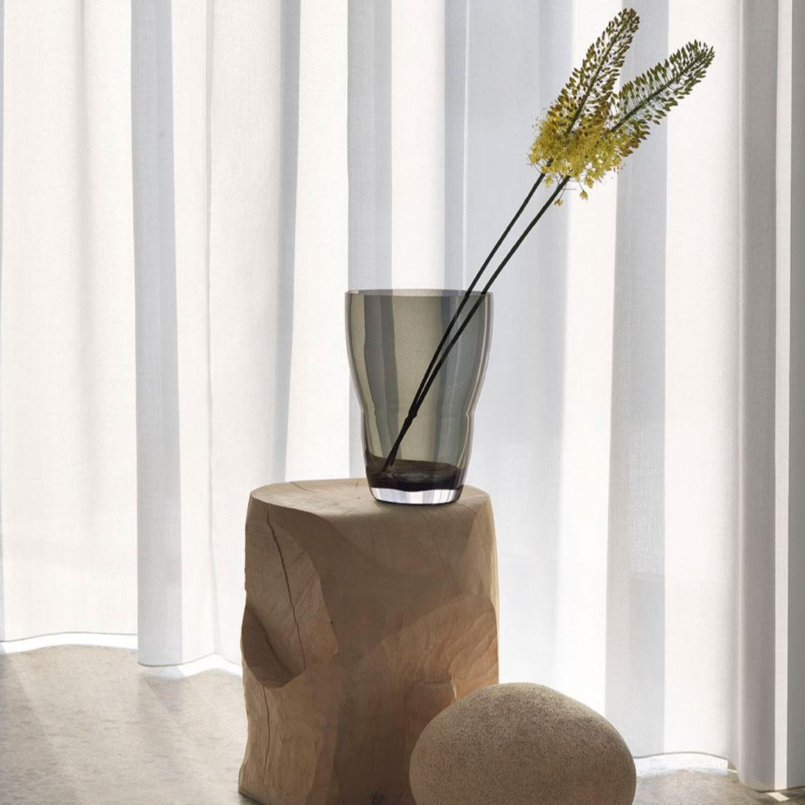 Vipp 248 Smoke Glass Vase