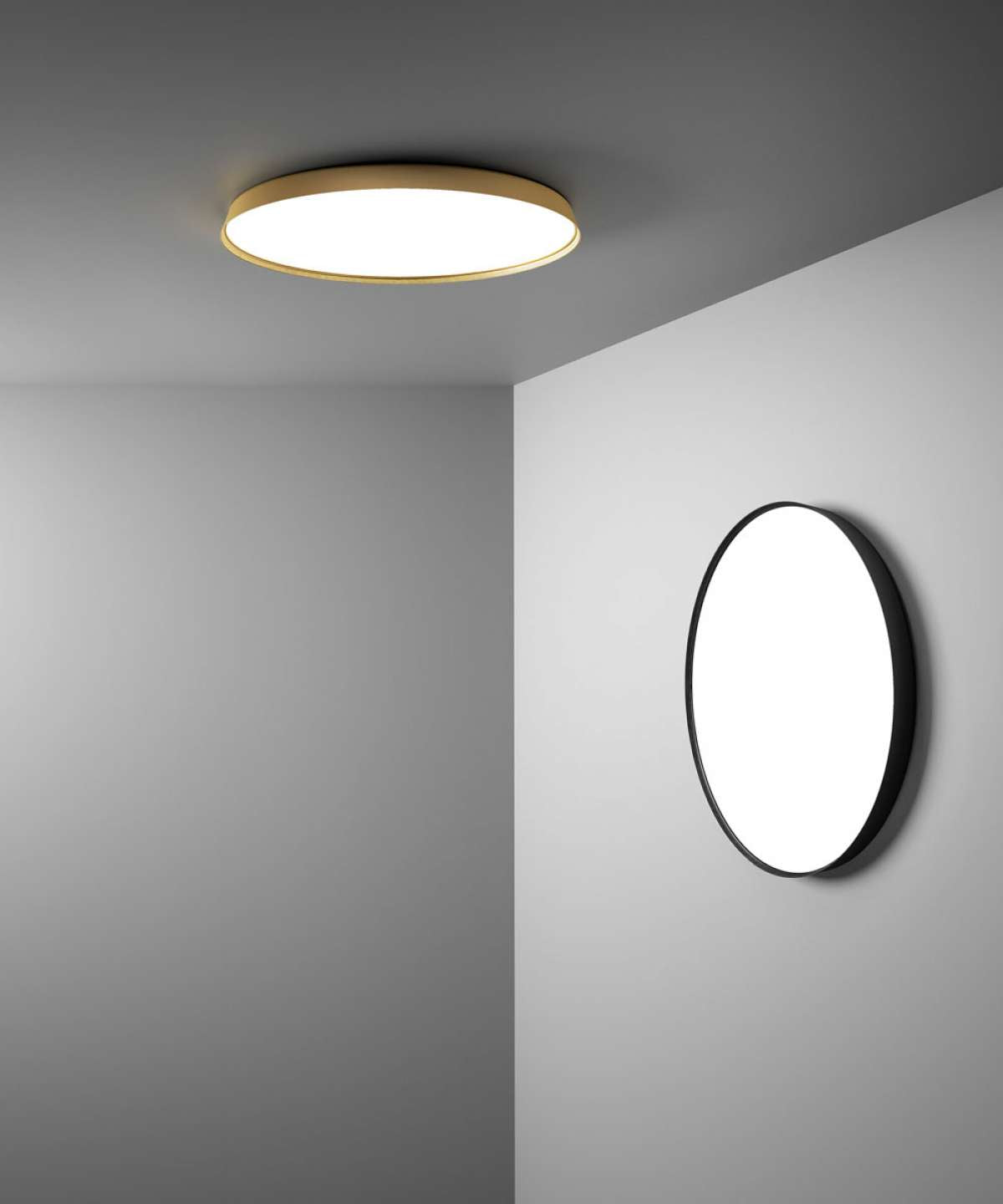 Luceplan Compendium Plate Wall Ceiling Light 56cm