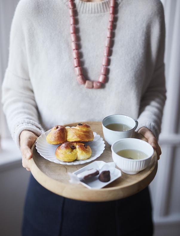 Fritz Hansen Skagerak Nordic Round Oak Tray