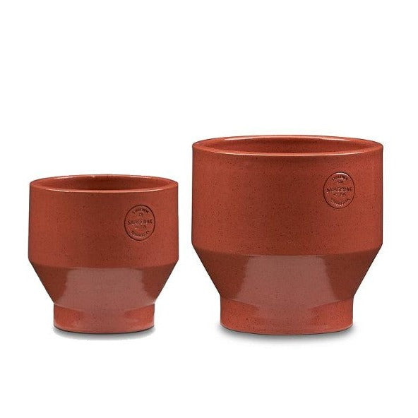 Skagerak Edge Pot Glazed Terracotta