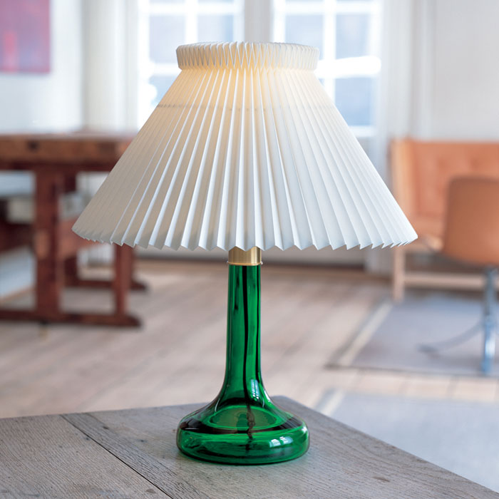 Le Klint 343 Green Glass Table Light