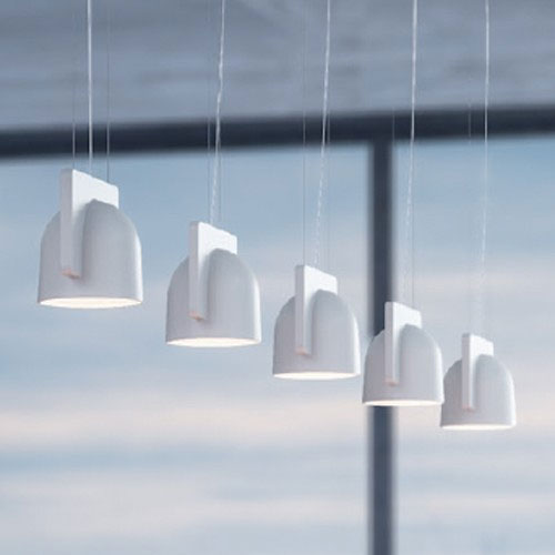 Fontana Arte - Igloo Suspension Light White Grey