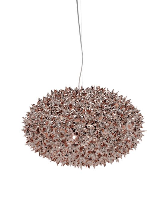 Kartell BLOOM Medium Suspension Light Metallic Finish