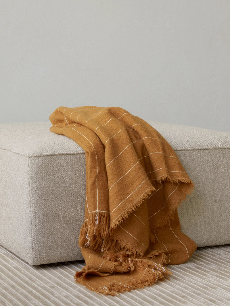 Menu Batus Throw Ochre