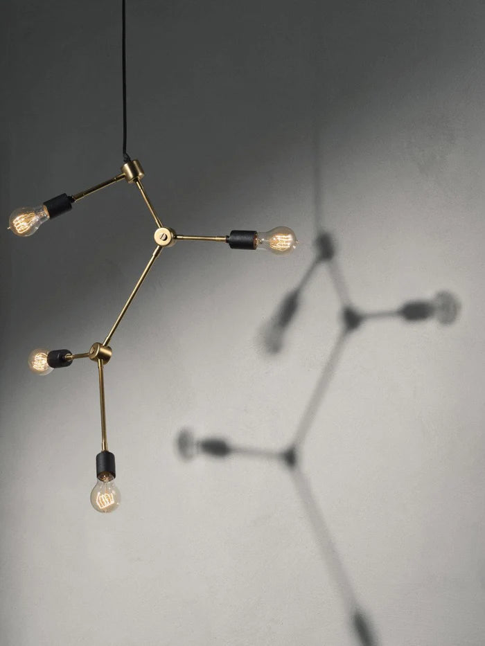 Audo FRANKLIN Chandelier brass