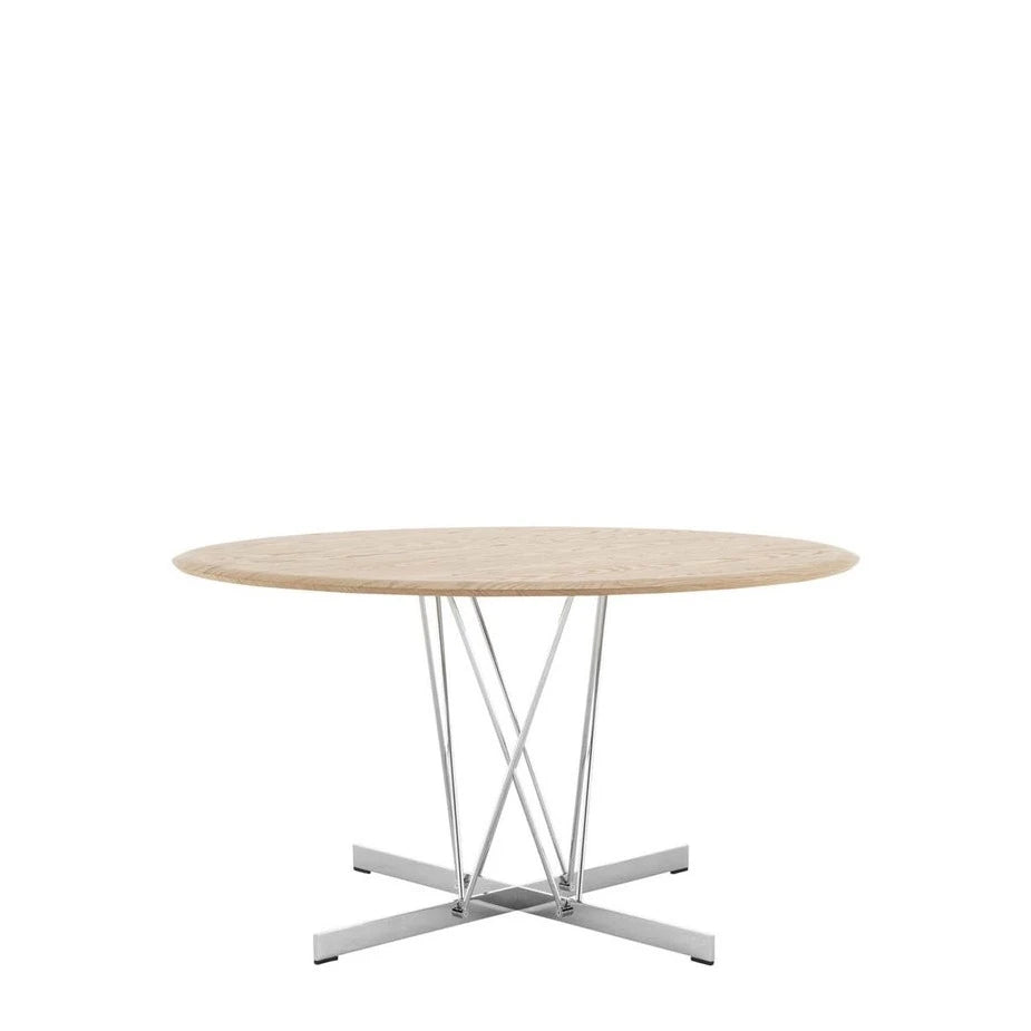 Kartell Viscount of Wood Round Table by Philippe Starck