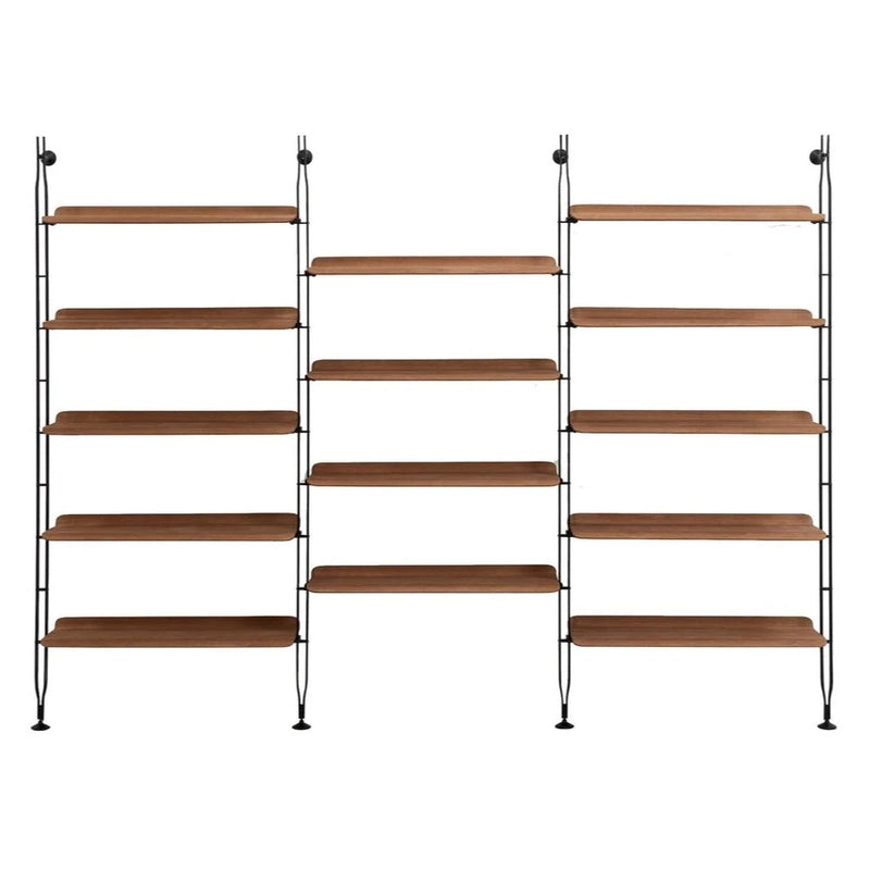 Kartell Adam Wood 3 Shelving by Philippe Starck