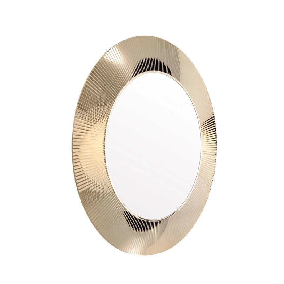 Kartell ALL SAINTS Round Wall Mirror Metallic Finish