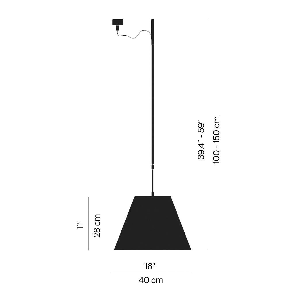 Luceplan Costanza Telescopic Suspension Light