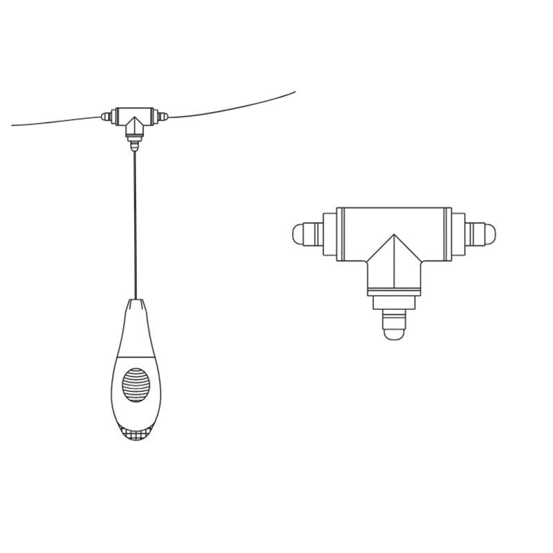 Luceplan Pod Lens 3 Way Connector