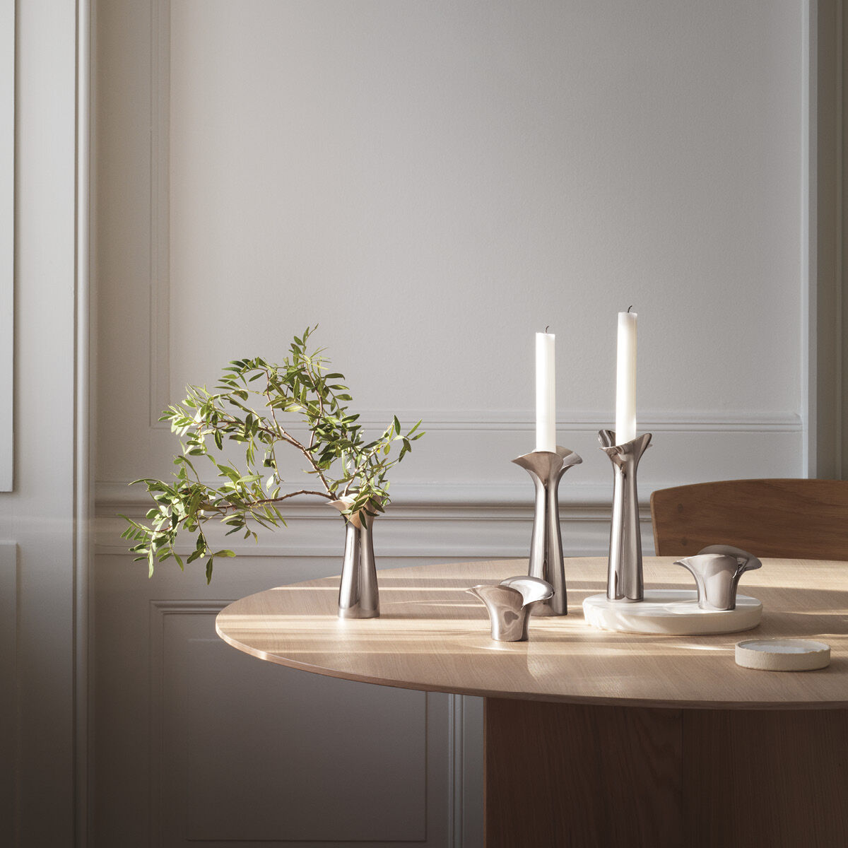 Georg Jensen Bloom Botanica Candleholder 2pcs