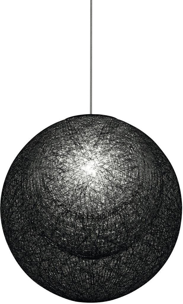 Yamagiwa Mayuhana Mie 50cm Pendant Light Black