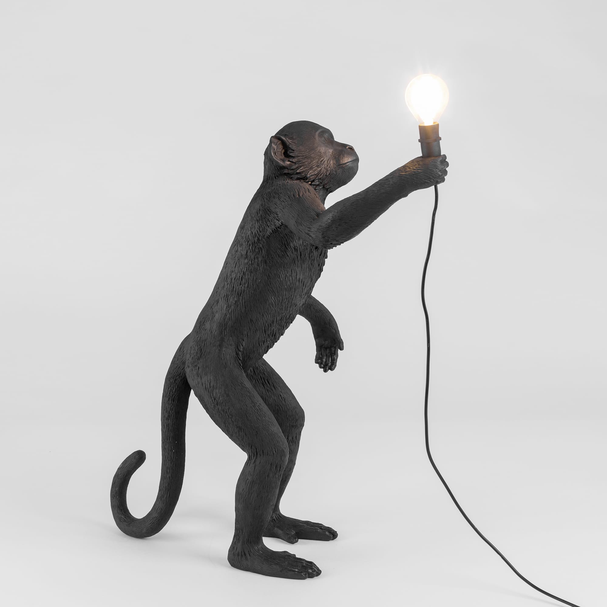 Seletti MONKEY Standing Light Black