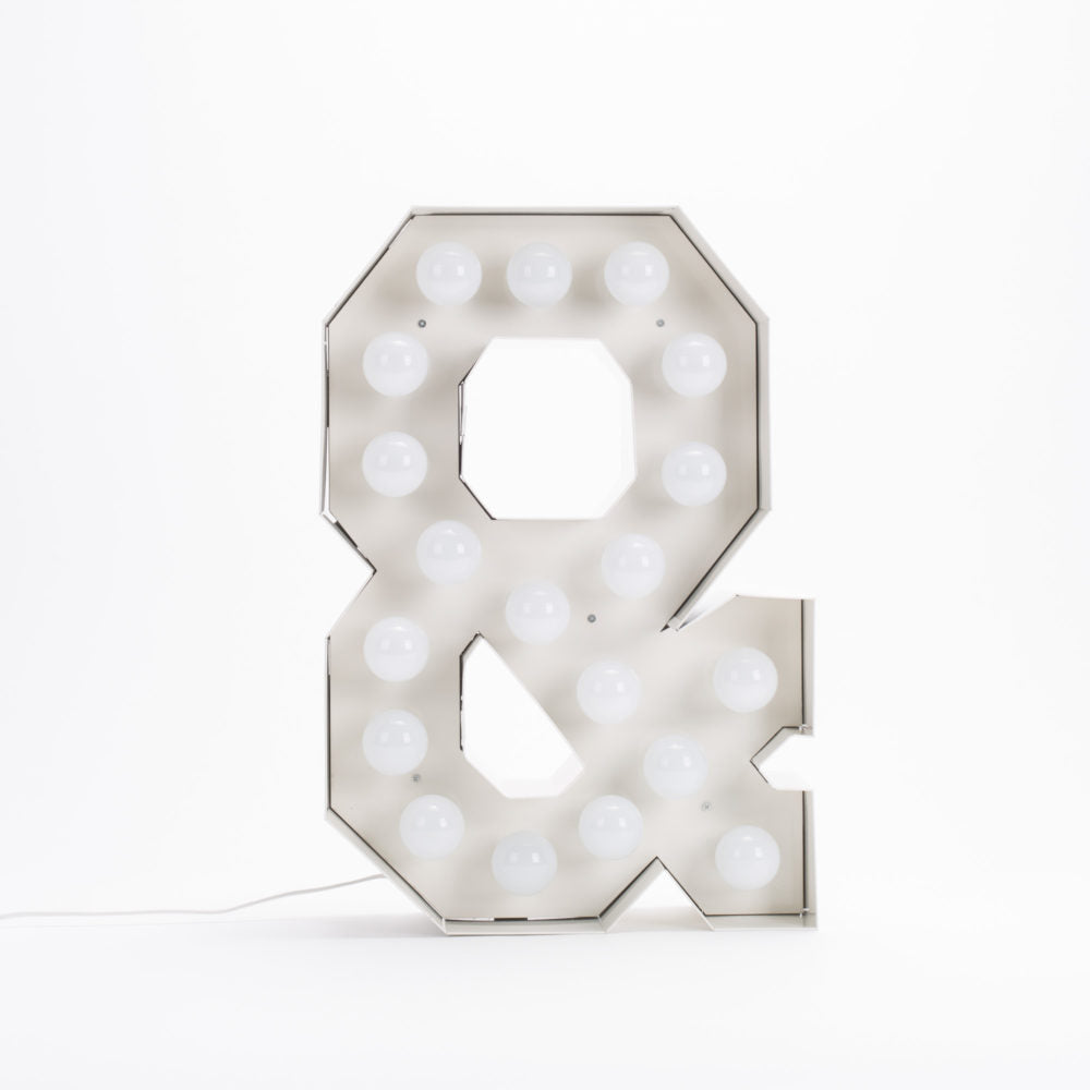 Seletti Vegaz Large Metal Letters Lights 60cm