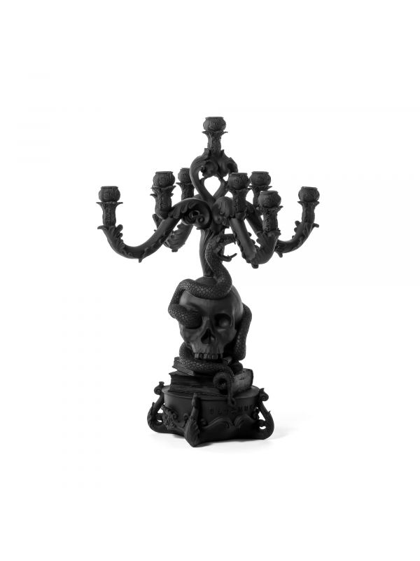 Seletti Candelabra Burlesque Skull Candleholder