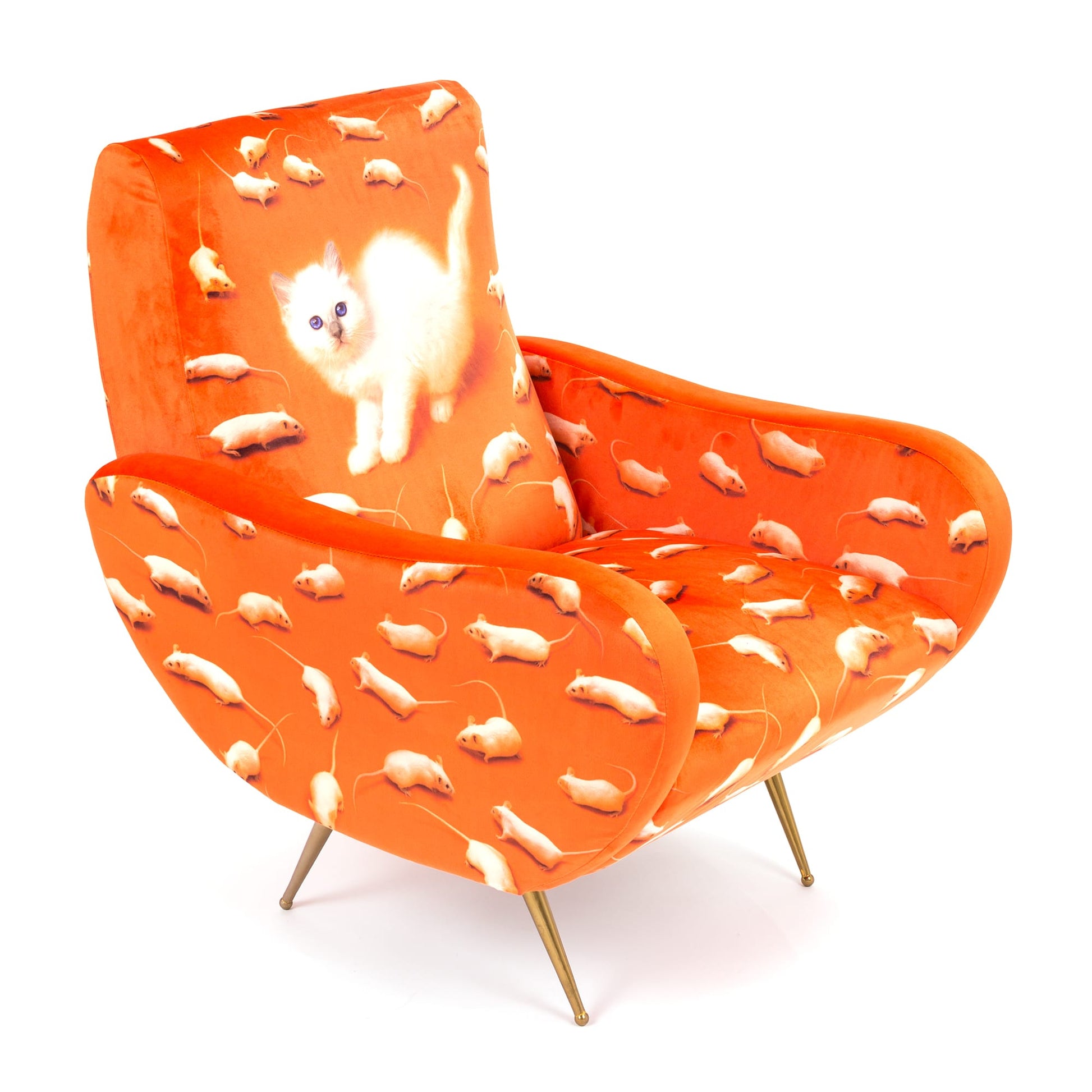 Seletti wears Toiletpaper Armchair Kitten