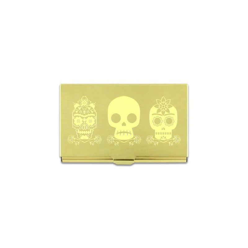 ACME Studio Business Card Holder 3 SKULLS by Frida Kahlo | Panik Design