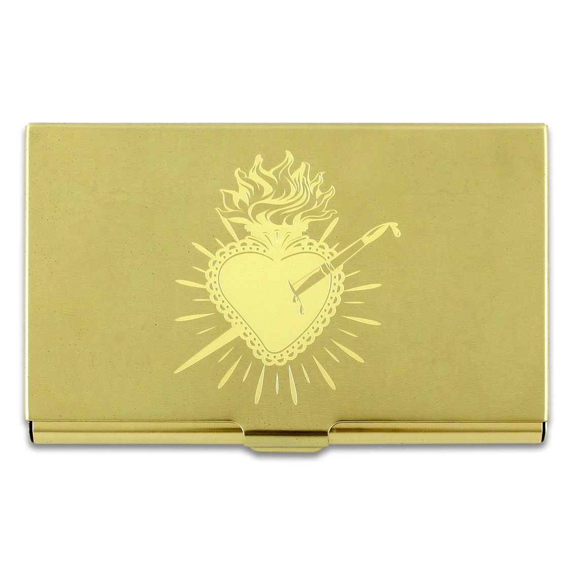 ACME Studio Business Card Holder HEART Etched by Frida Kahlo | Panik Design