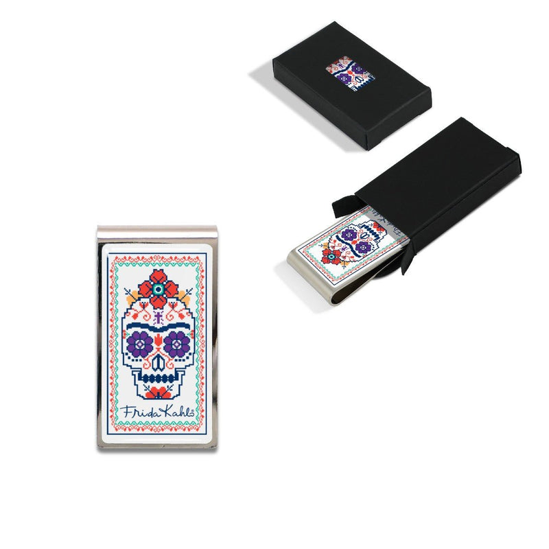 ACME Studio Money Clip SUGAR SKULL by Frida Kahlo | Panik Design