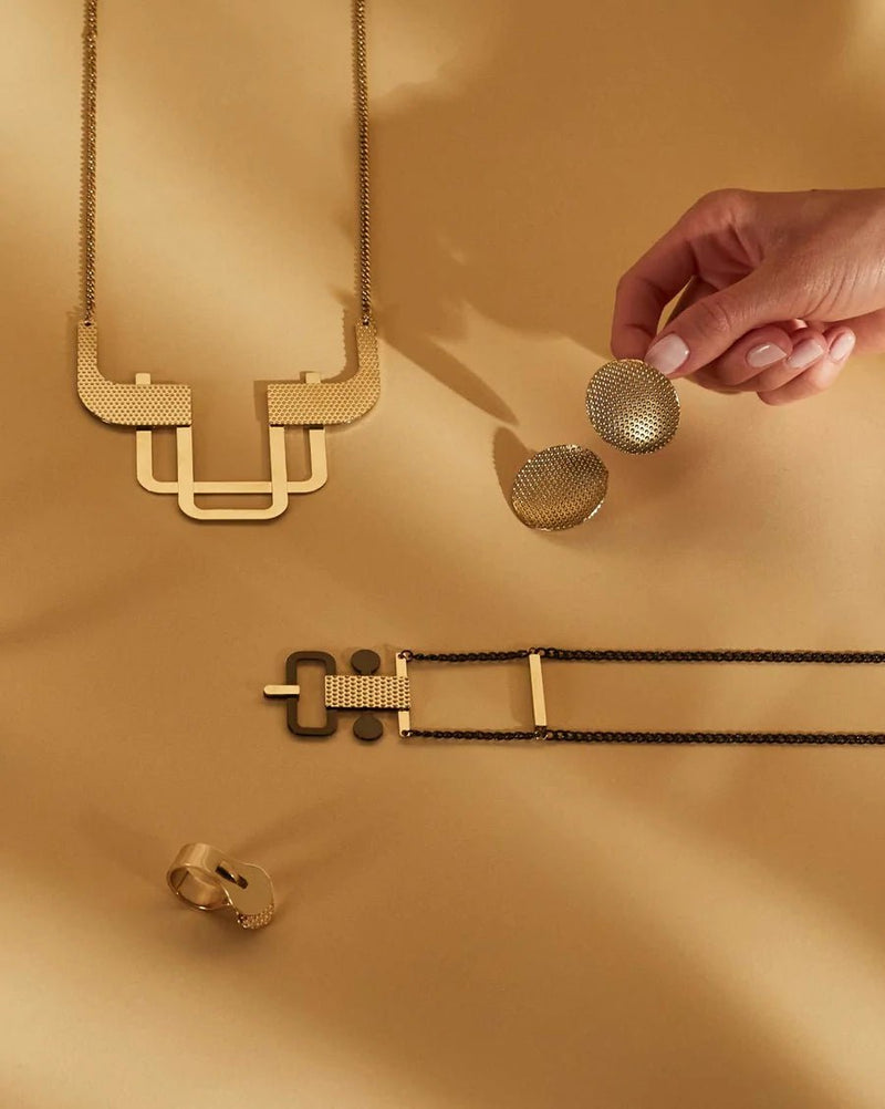 Alessi Acta Two Earrings | Panik Design