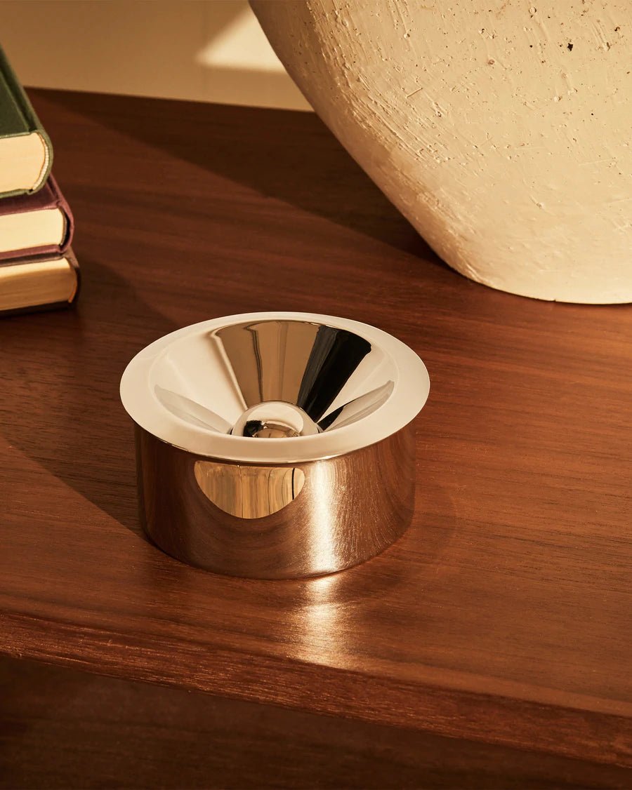 Alessi Bauhaus Steel Ashtray | Panik Design