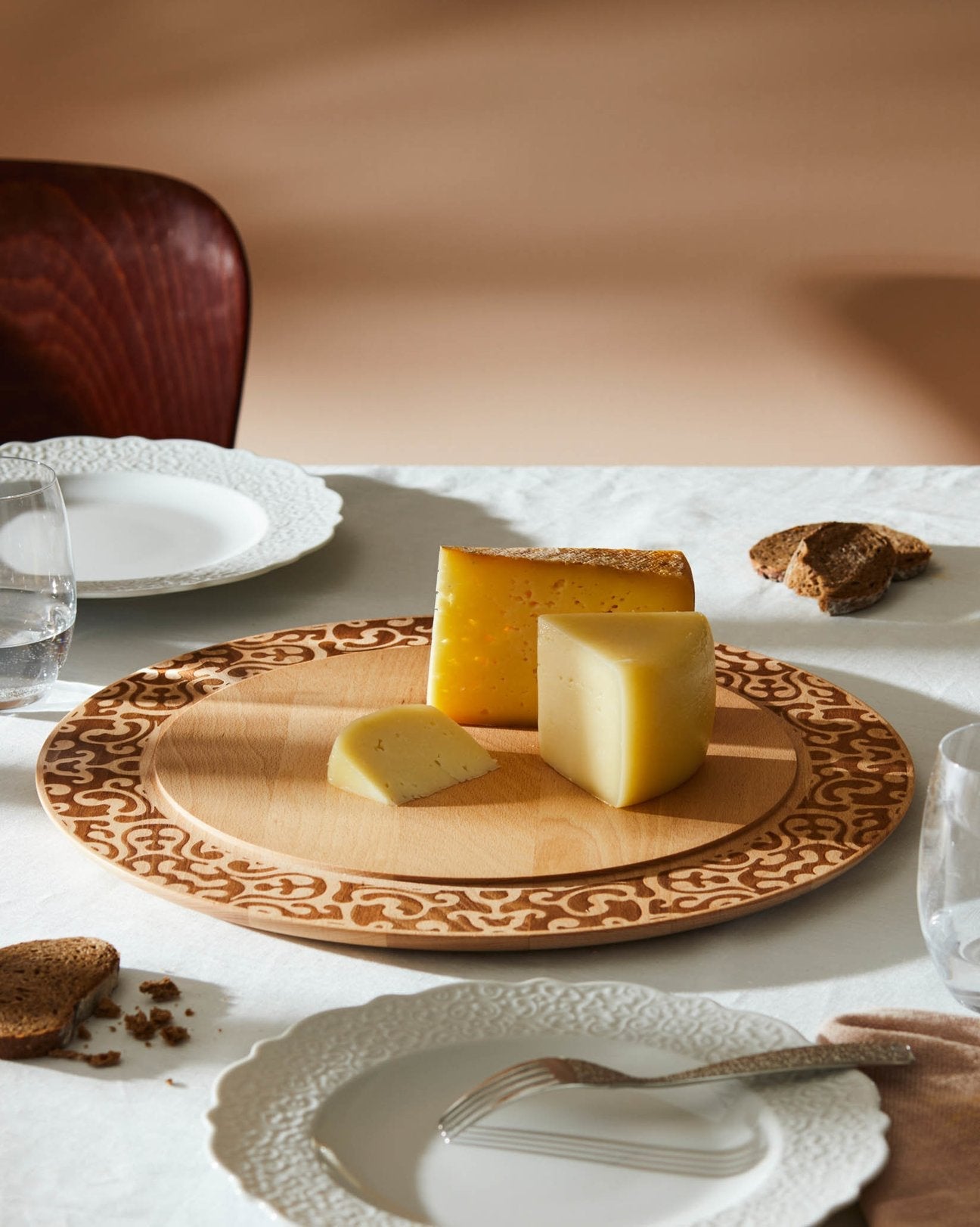 Alessi Cheese Board Dressed Wood by Marcel Wanders | Panik Design