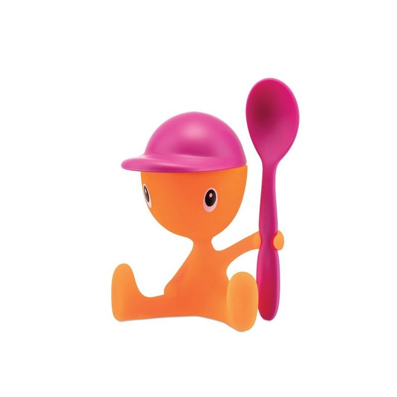 Alessi Cico Egg Cup w Salt Cap & Spoon | Panik Design