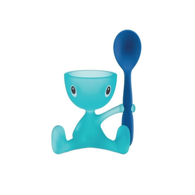 Alessi Cico Egg Cup w Salt Cap & Spoon | Panik Design