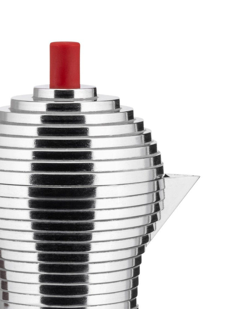 Alessi Pulcina Espresso Coffee Maker Red | Panik Design